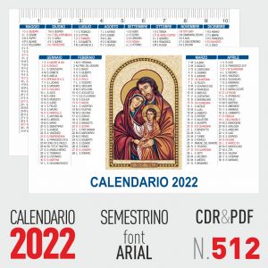 calendario 2022 semestrino