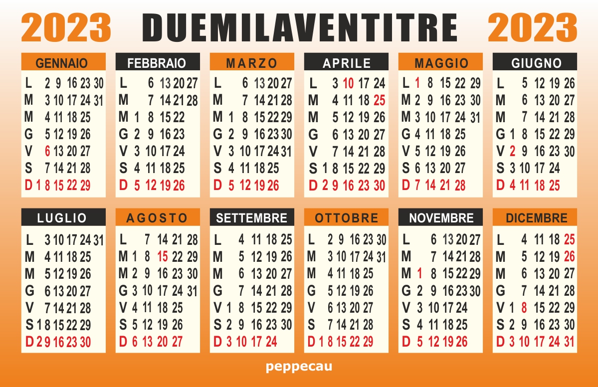 calendario 2023 gratis