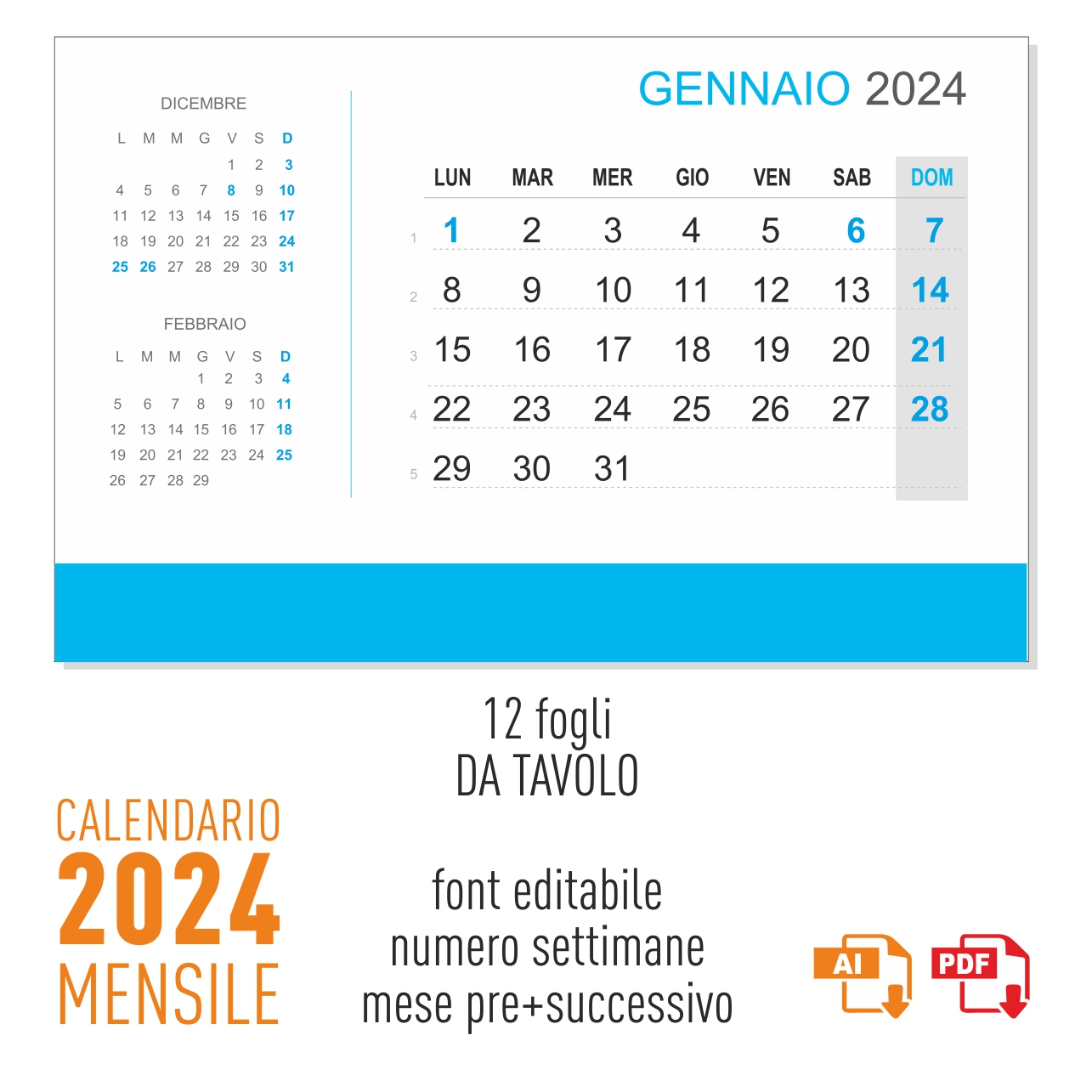 CALENDARIO 2024